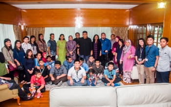 Honouring Padma Shri Malai Haji Abdullah in Brunei Darussalam, 12 May 2018